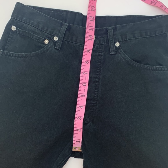 Levi’s 551 Black Denim Button Fly Straight Leg Jeans W30 - Picture 12 of 16
